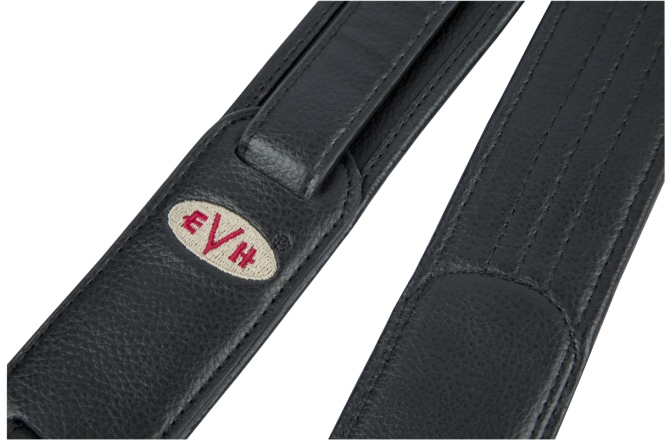 Curea de Chitară EVH Premium Leather Strap Black 56"
