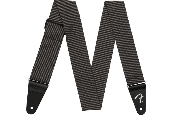 Modern Tweed Strap Gray/Black 2" Modern Tweed Strap Gray/Black 2"