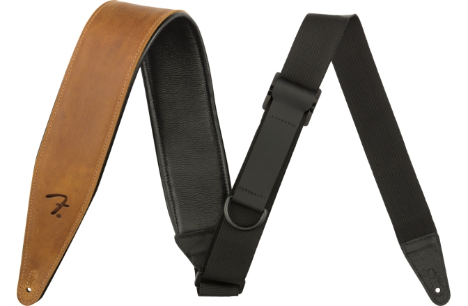Curea de Chitară Fender Right Height Leather Strap Cognac 2.5"