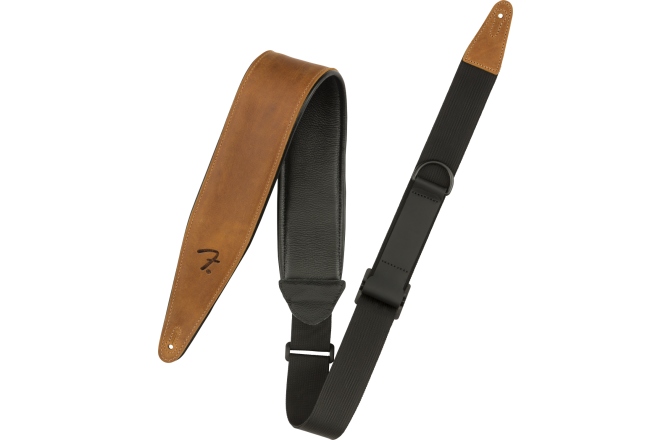 Curea de Chitară Fender Right Height Leather Strap Cognac 2.5"