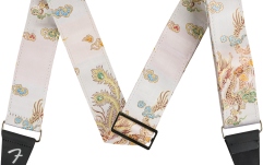 Curea de chitară Fender Satin Dragon Strap Ivory