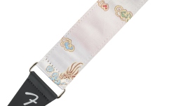 Curea de chitară Fender Satin Dragon Strap Ivory