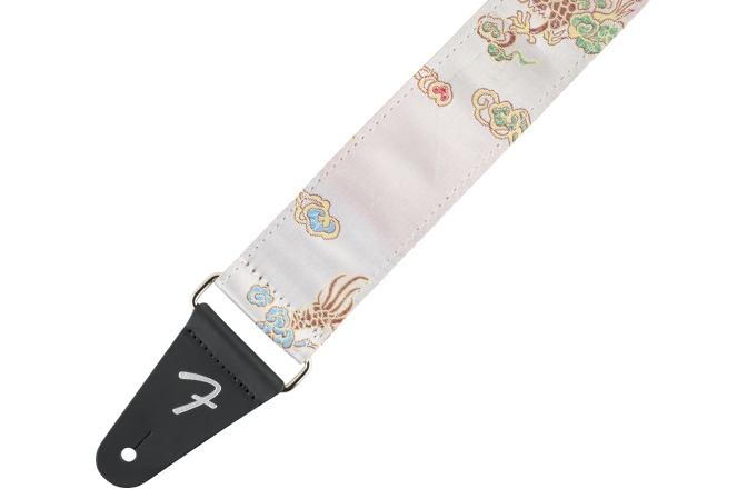 Curea de chitară Fender Satin Dragon Strap Ivory