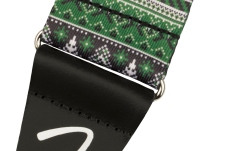 Curea de Chitară Fender Ugly Xmas Sweater Strap Green Fair Isle