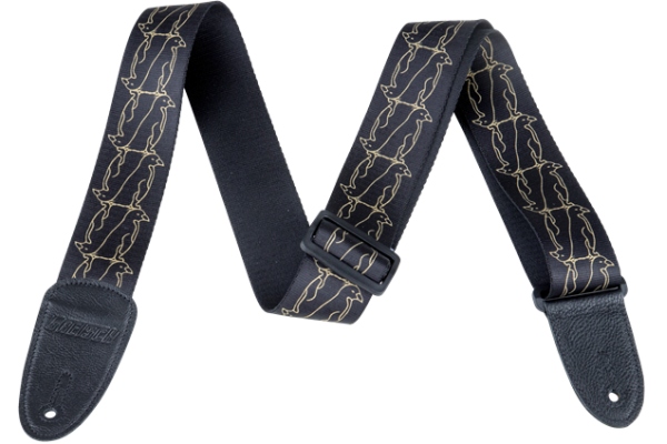 Alternating Black Penguins Strap Gold Alternating Black Penguins Strap Gold