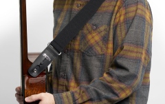 Curea de chitară Martin Guitars Strap Cotton Lock-it Black 