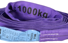 Curea flexibilă SHZ Round Sling 2m, max. Load 1000KG nach EN 1492-2 SF7 violett