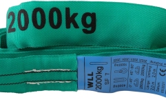 Curea flexibilă SHZ Round Sling 2m, max. Load 2000KG nach EN 1492-2 SF7 green