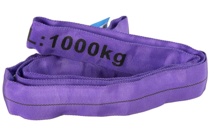 Curea flexibilă SHZ Round Sling Länge 1,00m/1000kg nach EN 1492-2 SF7 violett