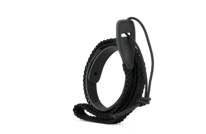 Curea mandolină Daddario 1" Braided Mandolin Strap - Black