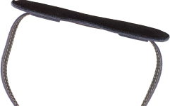 Curea Mandolină Ortega Deluxe Mandolinstrap Leather with Shoulderpart Black
