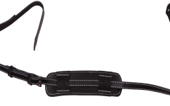 Curea Mandolină Ortega Deluxe Mandolinstrap Leather with Shoulderpart Black