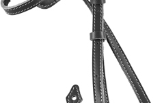 Curea Mandolină Ortega Deluxe Mandolinstrap Leather with Shoulderpart Black