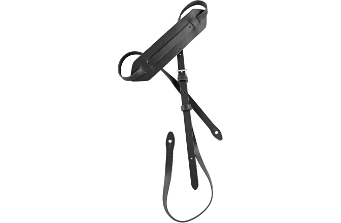 Curea Mandolină Ortega Mandolinstrap Leather with Shoulderpart Black