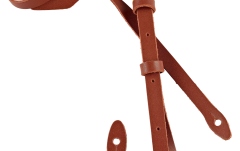 Curea Mandolină Ortega Mandolinstrap Leather with Shoulderpart Brown