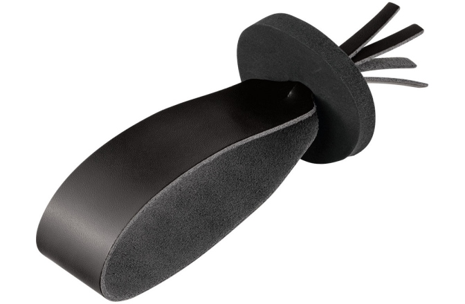 Curea pentru cinel Nino Percussion Leather Straps Large - Black, Incl. Pad