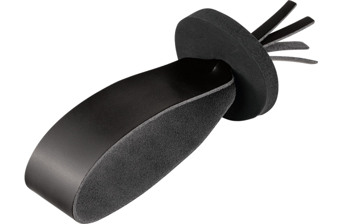 Curea pentru cinel Nino Percussion Leather Straps Large - Black, Incl. Pad