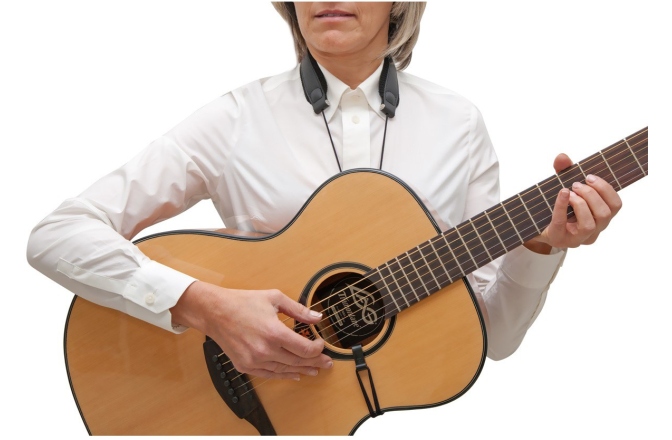 Curea pentru gât BG France GCC Leather strap chitară acustică