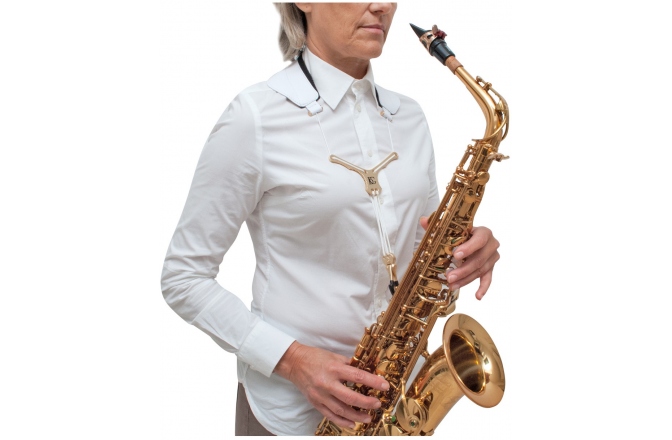 Curea Saxofon BG France S78YMSH White Leather