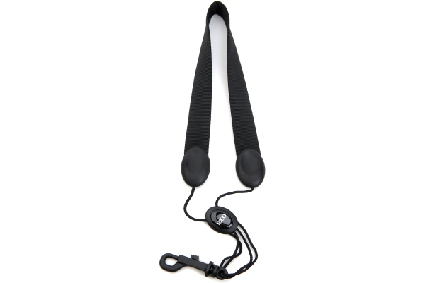 Saxophone Strap Soprano/Alto Black Nylon Snap Hook