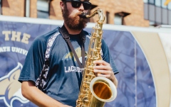 Curea saxofon  Neotech Curea saxofon Soft Sax negru XL