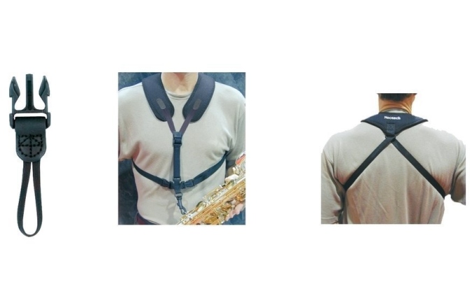 Curea saxofon Neotech Curea saxofon Super Harness Negru