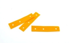 Curea scurtă Hardcase Hardcase Textile Strap Yellow - Short 105mm x 25mm