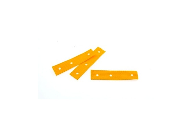 Curea scurtă Hardcase Hardcase Textile Strap Yellow - Short 105mm x 25mm