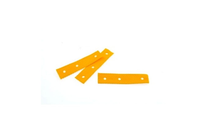 Curea scurtă Hardcase Hardcase Textile Strap Yellow - Short 105mm x 25mm