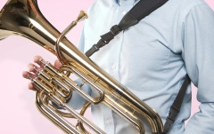 Curea transport  Neotech Curea transport Corn tenor/bariton Brass Sling