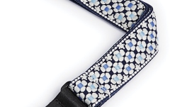 Curea Ukulele Daddario Nylon Ukulele Strap Blue Flowers