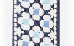 Curea Ukulele Daddario Nylon Ukulele Strap Blue Flowers
