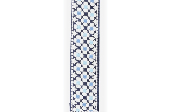 Curea Ukulele Daddario Nylon Ukulele Strap Blue Flowers