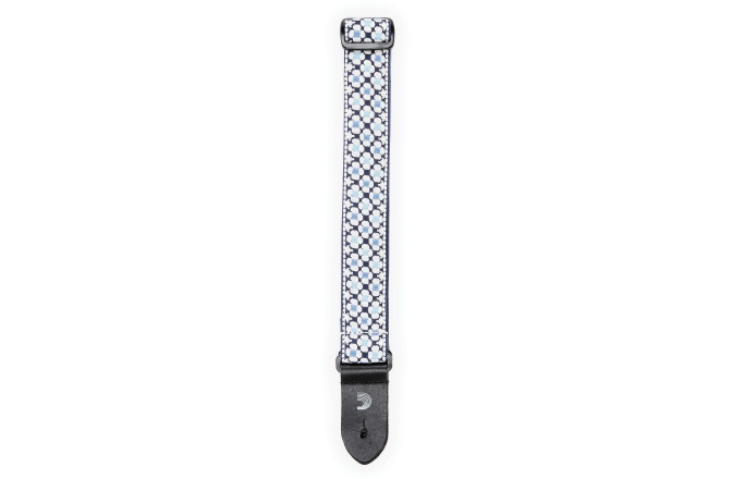 Curea Ukulele Daddario Nylon Ukulele Strap Blue Flowers
