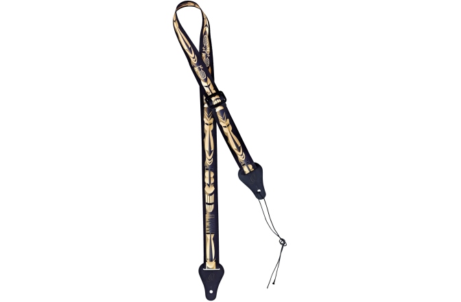 Curea ukulele Ortega Ukulelestrap Slim Nylon Length 1350 mm (53,15"), Width 37 mm (1,54") - "Voodoo"