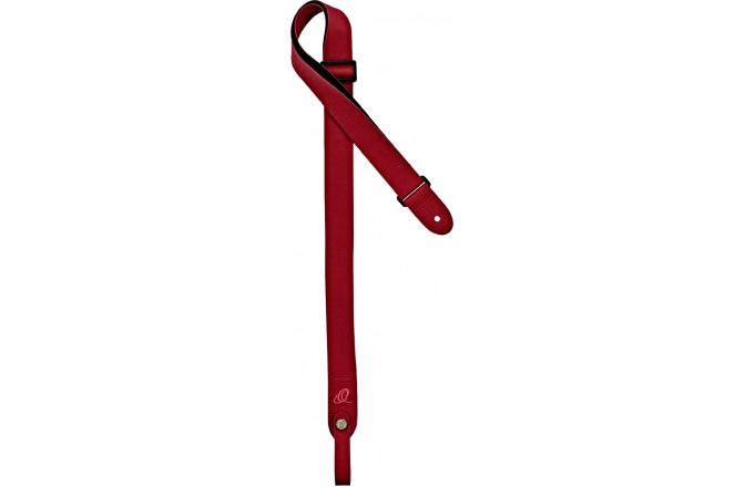 Curea Ukulele Ortega Vegan Series Ukulele-Strap - Red + Bonus CONNECT-XX