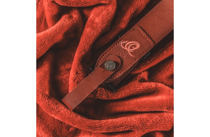 Curea Ukulele Ortega Vegan Series Ukulele-Strap - Red + Bonus CONNECT-XX
