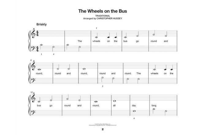 Curs pian John Thompson's Easiest Children's Songs