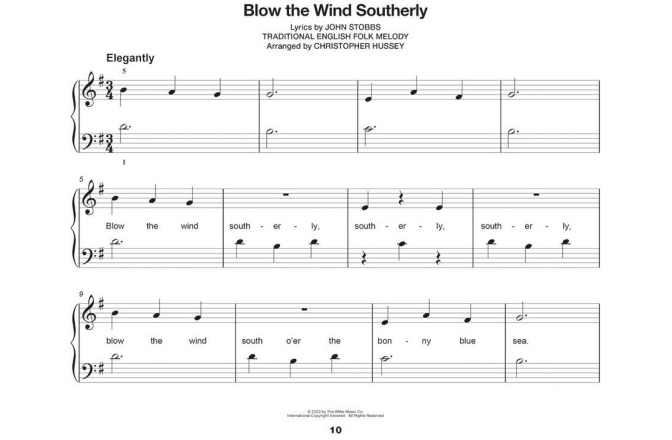 Curs pian John Thompson's Easiest Folk Songs