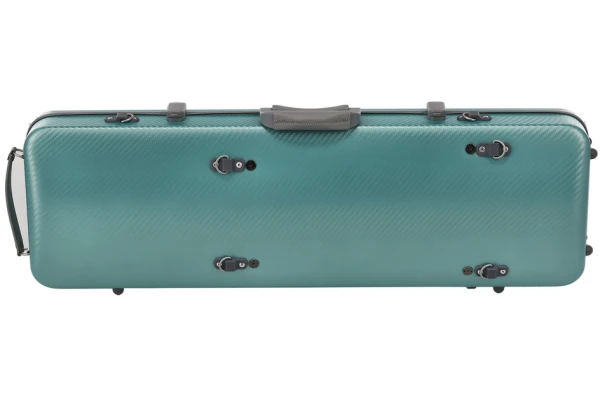Gewa Violin Case Polycarbonat FUN 4/4 - 1/2, Green/White — 4