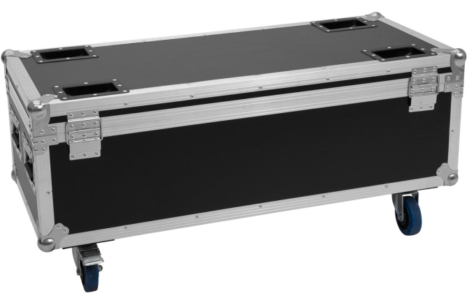 Cutie de transport cu rotile Roadinger Flightcase 2x LED TMH Bar-S120 with wheels