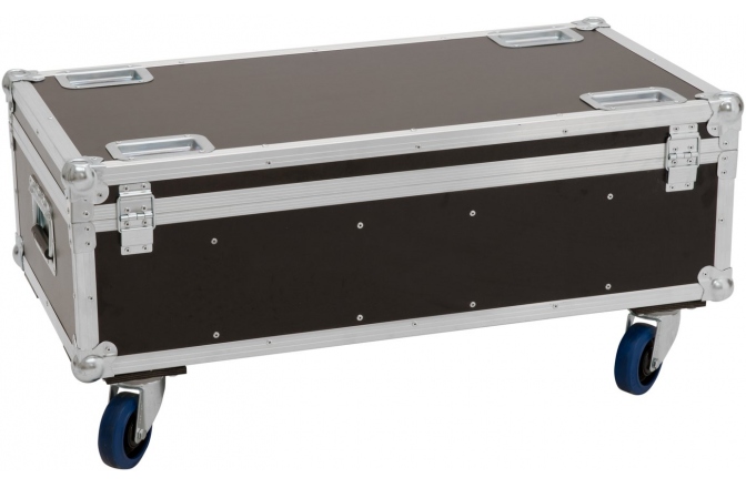 Cutie de transport echipamente Roadinger Flightcase 4x Audience Blinder 2x100W with wheels