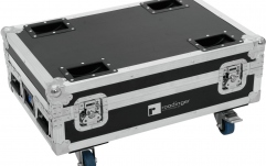 Cutie de transport Roadinger Flightcase 4x AKKU BAR-6 Glow QCL Flex QuickDMX with charging function