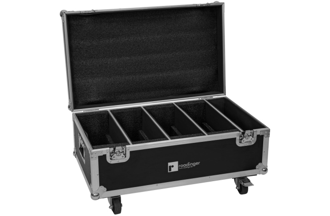 Cutie de transport Roadinger Flightcase 4x LED CLS-18 QCL RGB