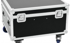 Cutie de transport Roadinger Flightcase 4x LED TMH-X1 Moving-Head Beam with wheels