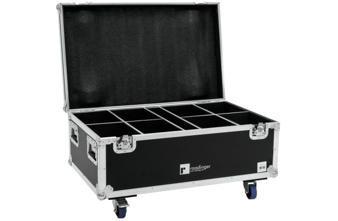 Cutie de transport Roadinger Flightcase 8x LED IP PAR 7x10W RGBL