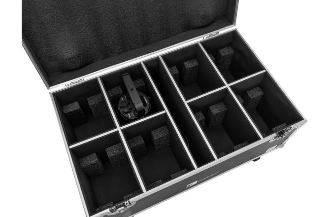 Cutie de transport Roadinger Flightcase 8x LED IP PAR 7x10W RGBL