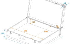 Cutie de transport Roadinger Universal Case Pick 62x47x19cm