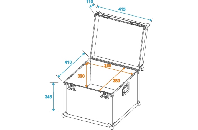 Cutie de transport universală Roadinger Universal Transport Case 40x40cm