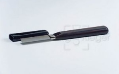 Cuțit pentru tăiere/ sculptare ancii Georg Rieger Cutit Reed scarping knife double hollow ground - with protective sheat